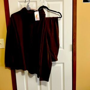 Pretty garden two-piece loungewear turtleneck,